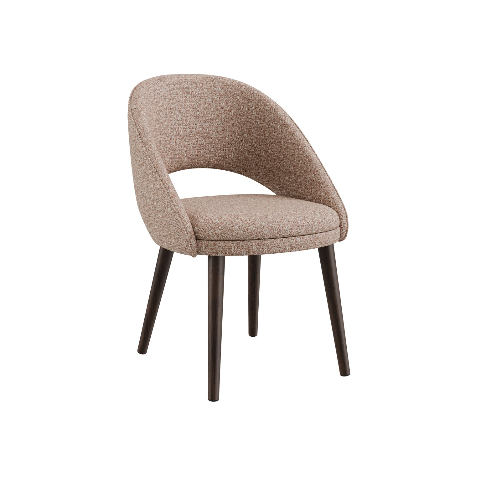 Bend Dining Chair Lucinasco Fabric Lotus